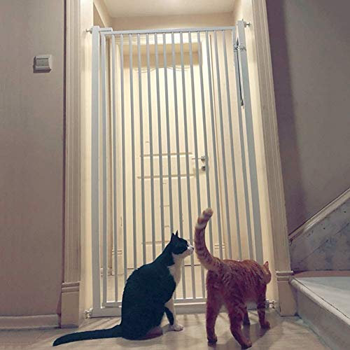 Haustiertür mit extra hohem Druck, passend für Haustiertür, Katzentür, 78 cm breit, 80 cm - 130 cm extra hoch, Haustier-Isolationstür für Hunde, Katzen, Zauntür (Höhe 100 cm)