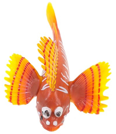 Abaodam Rotfeuerfisch Modell Aquarium Aquarium Netz Set Zubehör Pflanzenpool Krabbenspielzeug Hai Das Tier Kinderspielzeug Tiermodelle Kleintier Dekoration