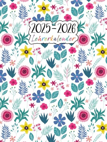 Lehrerkalender 2025 2026 A4: Wochenplaner Schulkalender und Unterrichtsplaner, Zensurenheft | 175 Seiten inklusive vieler Extras | Zwei Seiten pro Woche Semesterplan | Schuljahr 25/26