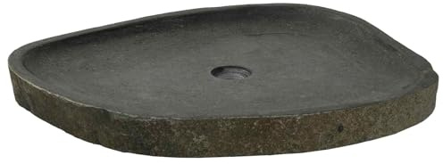 vidaXL Waschbecken Grau 65 x 50 x 6 cm Flussstein
