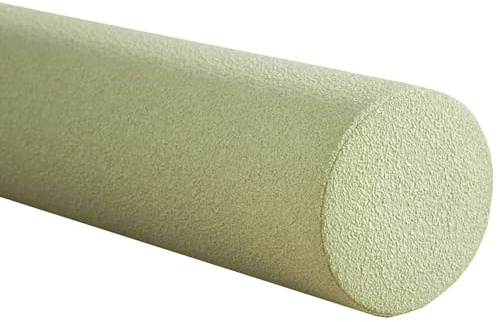 JORTUIO Almohada Cervical Cilíndrica del Cuello,Cojín Cervical de Soporte Espuma de Memoria, Cojín Cervical de Cojín Lumbar Y Cojín De Rodillas, para Dormir/Hogar/Oficina ﻿﻿(Matcha Green,20cmx90cm)