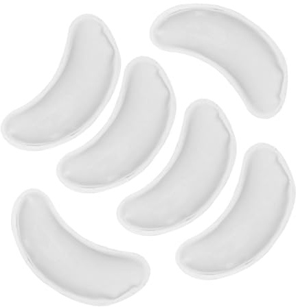 HONMEET Kühlende Gel Augenpads aus Pvc 6 Stück zur Linderung der Augenpartie Wiederverwendbar gegen Augenringe und Schwellungen für Reise und Zuhause
