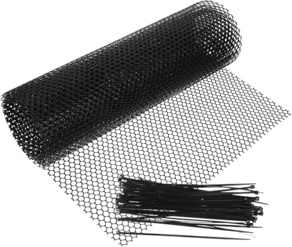 HIAKDOFT Home Stairway Safety Net Hdpe Balcony Protective Mesh with Stair Railing Barrier for Pet Safety Easy Installation Outdoor Security Net