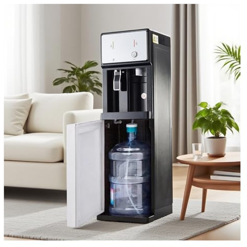 Dispensador de Agua de Carga Inferior, dispensador de Agua de pie | Dispensador de Agua fría y a Temperatura Ambiente | Elegante máquina de Agua Potable