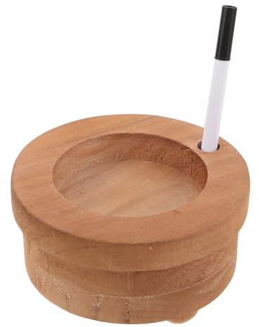 Healeved Dispensador De Tazas Rústico Dispensador De Portavasos De Madera Portavasos De Baño Suministros De Cafetería