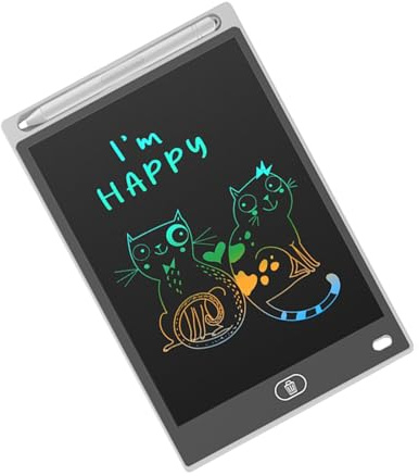 XAGMODSHN Bloc-notes LCD sensible à la pression de 8,5 pouces, écran portable de 8,5 pouces, outil de prise de notes pour enfants, tablette d'écriture LCD professionnelle