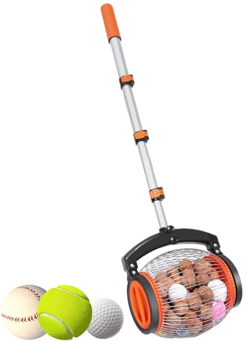Rodillo recogedor de Bellota, Capacidad de 1 galón, recogedor de nueces, para Pelotas de Golf, nueces, castañas, piñas, jardín, Patio, césped, Fruta, Tierra, Cereza, jardinería
