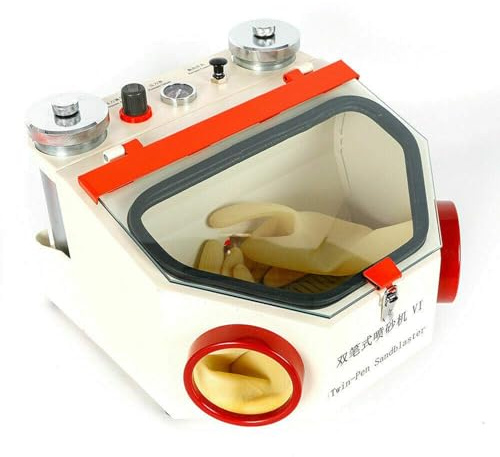 Electric Sand Blasting Machine, Heavy Duty Wet Dry Sandblaster, Modular Dry and Wet Equipment for Surface Preparation, Rust Removal and Cleaning