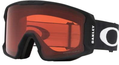 Oakley Men's Lineminer 707005 0 Sports Glasses, Matte Black/Prizmgogglerose, 99