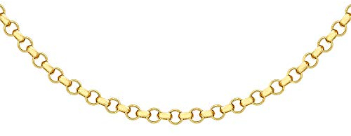 CARISSIMA Unisex-Halskette Belcher 9 Karat 375 Gelbgold 18 zoll 1.14.0147