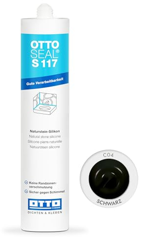 OTTOSEAL S 117 Naturstein-Silikon 310 ml Kartusche C04 schwarz