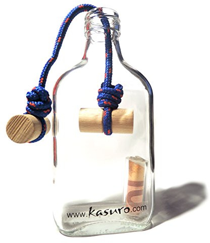 kasuro coffre-fort à enigme bouteille et nœd | bouteille cadeau | emballage à énigme | mariage, événements spirituels comme communion ou confirmation, anniversaire, cérémonie | énigme à la fort boyard