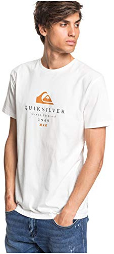 Quiksilver - First Fire Camiseta para Adulto, Snow White, XL