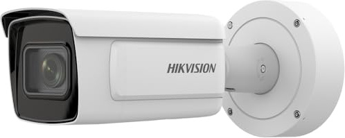 Hikvision 4MP LPR Network Bullet iDS-2CD7A46G0/P-IZHSY 4MP Resolution License Plate Recognition Camera with 8mm to 32mm Motorized Varifocal Lens, PoE, H.265+, Outdoor Rated IP67