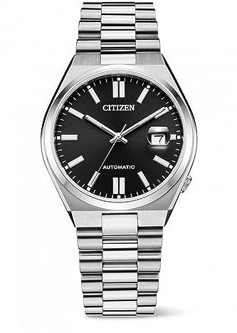Citizen Automatikuhr NJ0150-81E Edelstahl schwarz