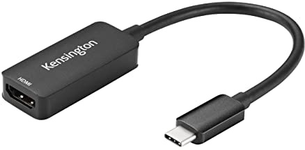 Kensington CV4200H USB-C auf HDMI Adapter, universell kompatibel, 4K/8K Adapter für zwei Bildschirme, kompatibel mit Windows 10, macOS, Chrome OS, Thunderbolt 3 & Thunderbolt 4 (K34052WW)