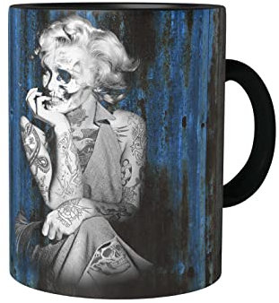 Urban Backwoods Tattoo Marilyn Hate Couture Tasse Mit Spruch Kaffeetasse