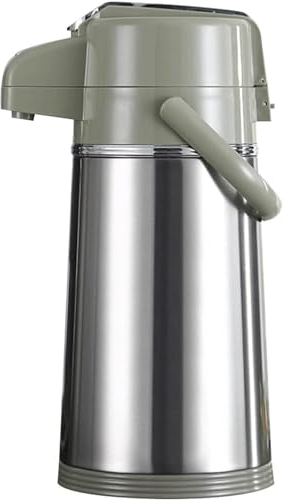 Nuevo Jarra Térmica De Café De 3L/101.5OZ, Frasco De Vacío Forrado De Vidrio con Bomba, Jarra Térmica De Acción De Palanca, Dispensador De Agua Y Café Jarra de Agua