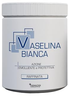 Vaselina Bianca 100ml Made in Italy, Vaselina Pura Microbiologicamente Sicura, Crema Viso Pelle Secca, Crema Corpo Idratante, ideale anche come Vaselina Tattoo, Crema Antisfregamento e Vaselina Labbra