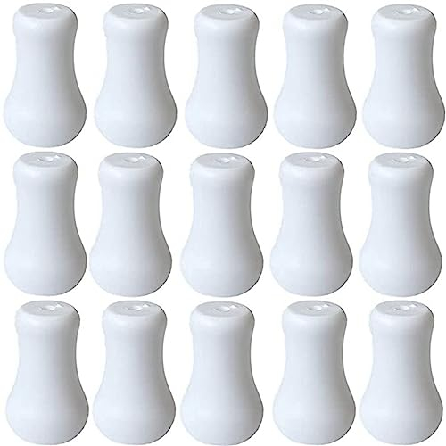 15 Stück weiße Kordelknöpfe für Fensterrollos, Kugeltropfen, Ziehende für Schatten, Jalousien, Kordelknauf, Ersatz