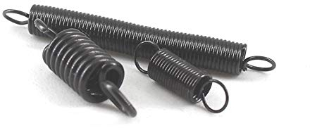 WUPNGS Doppelhakenfeder Zugfeder mit Haken, 0,5 mm dick, 5 mm Außendurchmesser, kleine Zugfeder mit Doppelhaken, 0,5 x 5 x 30 mm, 10 Stück (Farbe: 0,5 x 5 x 70 mm)(0.5x5x15mm)