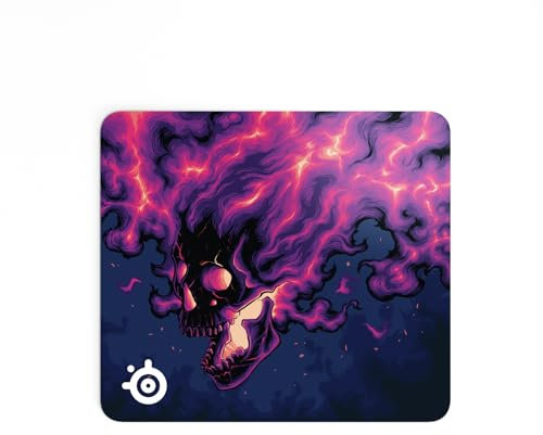 SteelSeries QcK Gaming Mouse Pad — Limited Edition Artist Collaboration — Titik Noda — Non-Slip Rubber Base — Peak Tracking and Stability — Optimized For Gaming Sensors