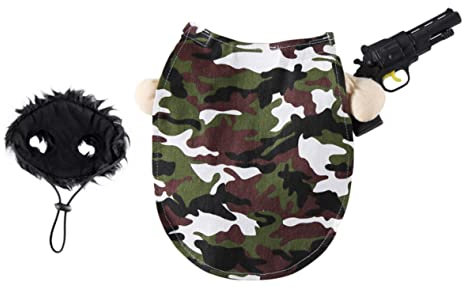 Happyyami 1satz Kreative Haustier-Cosplay-Kleidung Für Hunde Und Katzen Witziges Kostüm Für Partys Atmungsaktive Materialien Für Halloween Und Andere Anlässe