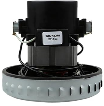 QBGKSFHG Aspiradora Húmeda Motor 1200W Dos Ruedas Aluminio Negro