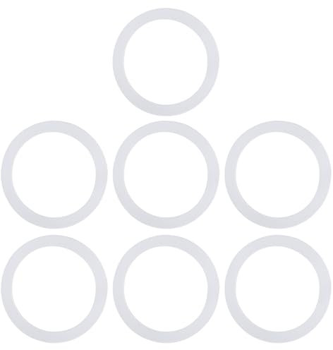 Anello di tenuta in silicone da 7 pezzi, tappo per bottiglia a vuoto, guarnizione per coperchio tazza termica