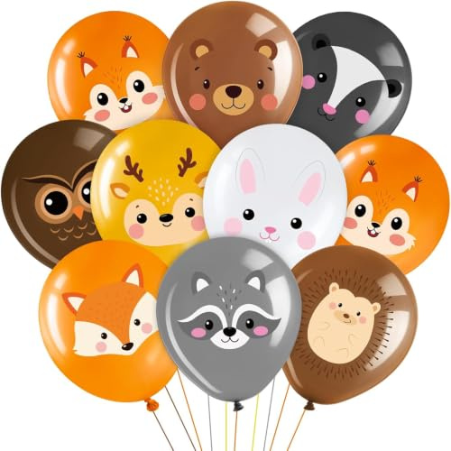 DazzJoy 20 Stück Ballons Tier Ballons