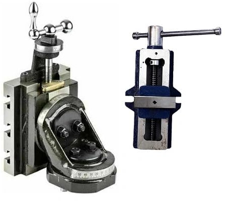 Amz962 - Morsa autocentrante per tornio verticale 100 x 125 mm e 50 mm