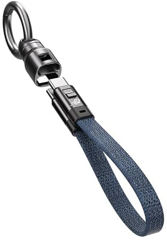 Porte-Clés Charge rapide et Transfert des données, Câble USB-C 150W - 20cm, Compatible Smartphone, Tablette, PC portable, MacBook et autres appareils type-c