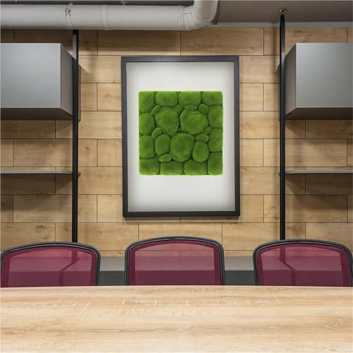 ALMLEU Faux Gazon 10 Panneaux décoratifs artificiels en Mousse for Jardin, pelouse et Faux Gazon