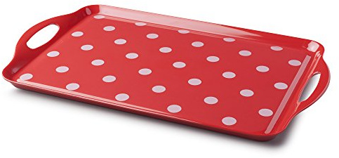 Zeal G204R Large Serving Tray, Red