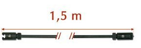 VARILLA DE Ø 8 X 1500 MM P/EL DESATASCADOR ELECT. 60286-7