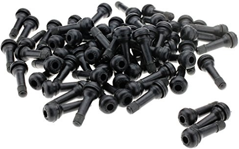 100x Neu GummiVentile TR414 Snap-In Ventile PKW Reifenventile