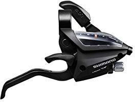 SHIMANO ST-EF500 Bicycle Brake Lever Set - 3 x 8 Speed, EZ-Fire Plus, 2F-Alloy, for V-Brake - ESTEF5002PV8A3