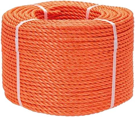 Polypropylen - Seil 10 mm 20 m Trosse Mehrzweckleine/Bootsleine DIN EN 699 Mehrzweckleine Bootsleine Festmacher Flechtleine Tauwerk Tau Reepschnur