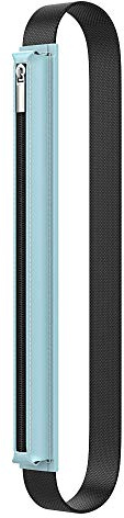 Moko Leder Stift Hülle Halter Kompatibel mit Apple Pencil, Himmelblau | für Apple Pencil Pro/1./2. Gen/USB-C, Reißverschluss und elastischem Band, Befestigung für iPad-Hülle, 9,7-13 Tablet