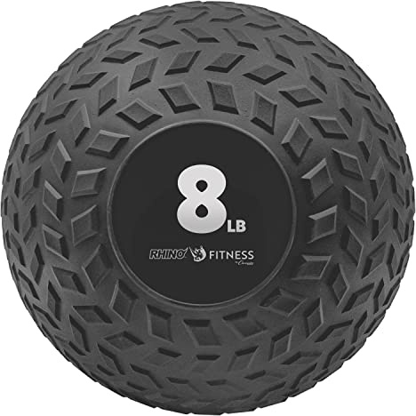 Champion Sports Rhino Fitness Slam Ball, 8 Pounds, Black