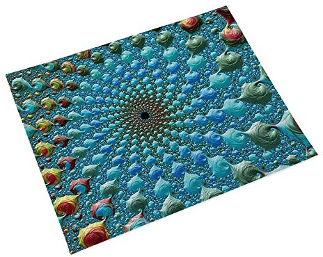 Manteles Individuales Azul Cian Rojo Salvamanteles Individuales Algodón Lino Lavable Individuales Mesa Resistente al Calor Bajoplatos Tapetes para Mesa Bajoplatos 30x45cm 4 Pcs