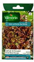 Vilmorin - Sachet graines Laitue à couper Salad Bowl Rouge