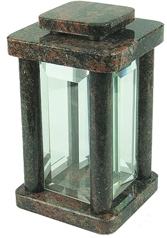 designgrab Moderne Grablampe aus Aurora Granit