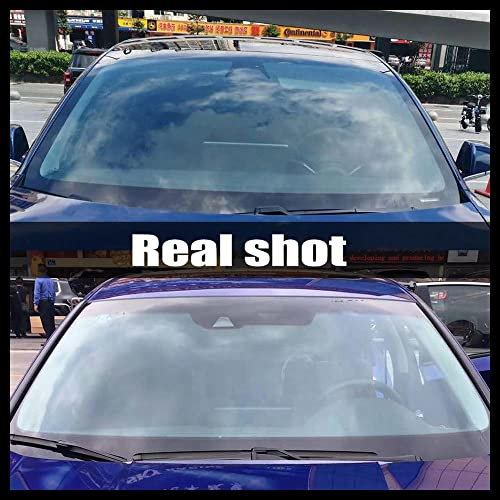 TöNungsfolie Auto Hellblau 70% Auto Windschutzscheibe Tint Folie UV 99% Sonnenschutzfilm Windschutzscheibe Heckscheibe Tinten 75 cm x 3m TöNungsfolie Fenster