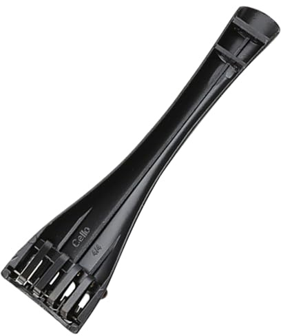 Saitenhalter für Cello Ba34 Ersatzteil Schwarz und Metall | Leicht, Robust Verarbeitet, Warme und Ausgewogene Tonabgabe, Einfache Montage