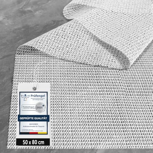 aboveBED Tappetino antiscivolo per tappeto, 50 x 80 cm, antiscivolo, tappetino antiscivolo per cassetti, auto