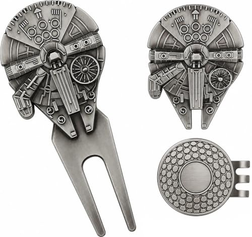 K9King Premium Golf Pitchgabel Reparaturwerkzeug Ballmarker mit magnetischem Hutclip – Premium-Golfzubehör für verbesserten Golfspaß – Falcon Golf Pitchgabel für Golfer – Rillenreiniger