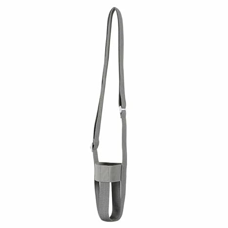 Allayu Housse isotherme pour bouteille d'eau, étui isotherme, sac réglable, portable et facile à utiliser, élégant, Gris