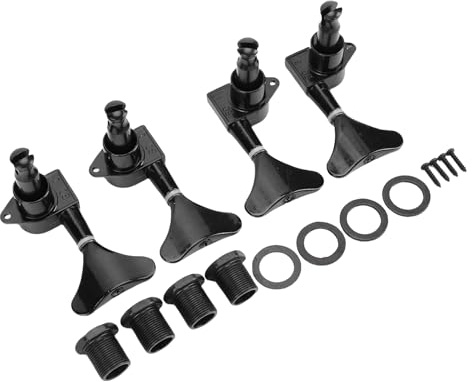 Fafeicy 4 PCs Bass -Gitarren -Tuning -Pegs 2L2R Versiegelte String -Tasten Tasten Maschinenkopftuner für 4 Saiten -Bass -Gitarre