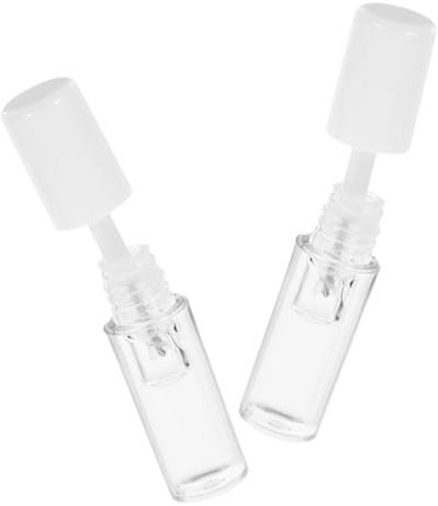 Gel de Fixation pour Sourcils Mini 2 Pièces en Plastique | Résistant à Transpiration, Définition et Tenue des Courbes, Lot de Deux Tubes Compacts